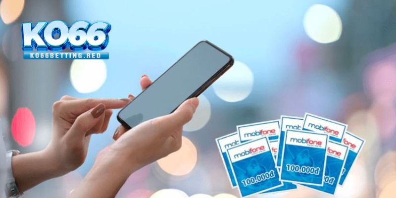 Nạp tiền KO66 thông qua card điện thoại